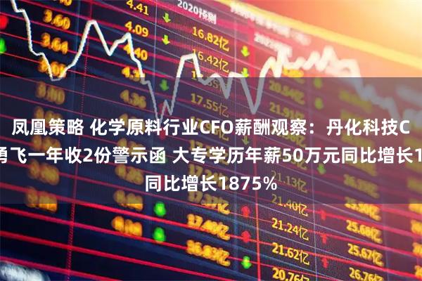 凤凰策略 化学原料行业CFO薪酬观察：丹化科技CFO蒋勇飞一年收2份警示函 大专学历年薪50万元同比增长1875%